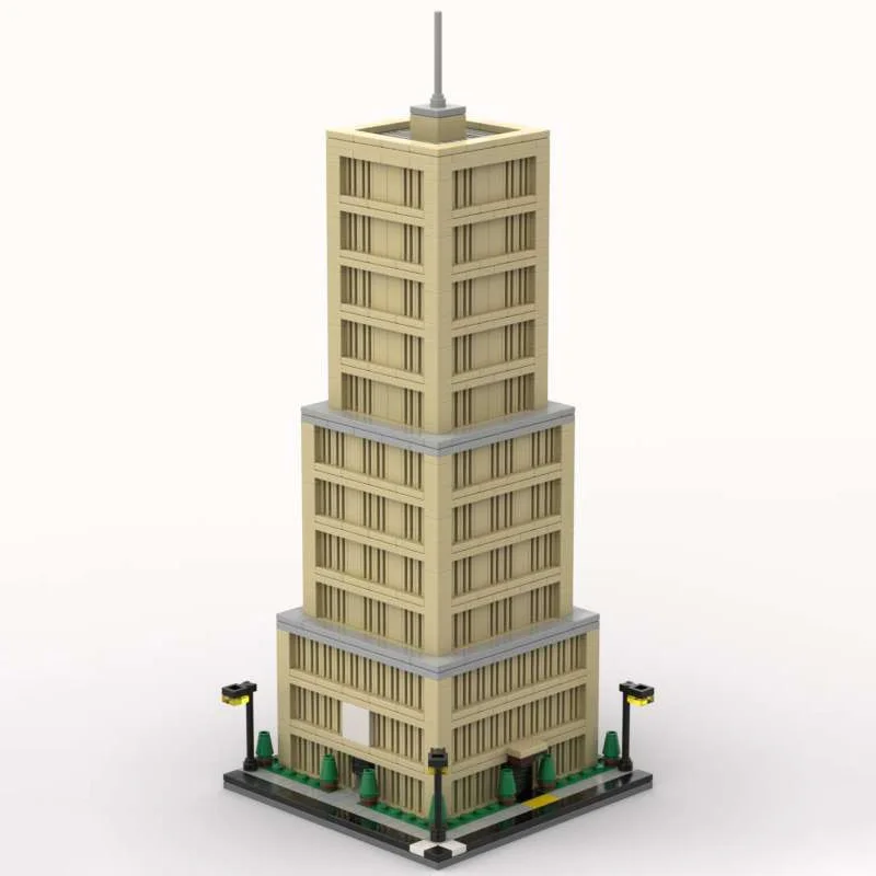 MOC Building Blocks Office Building Series 1386pcs creative holiday gifts for all architecture lovers