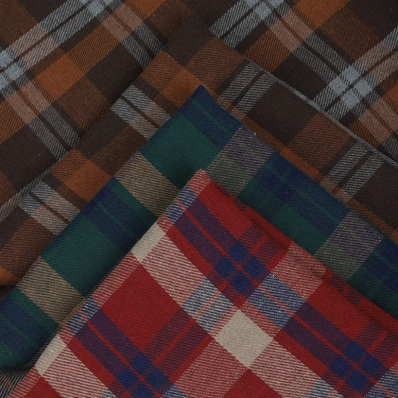 

Retro checkered polyester fabric for tablecloth, picnic cloth, shirt fabric, Christmas photo background cloth