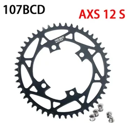 107BCD Chainring for SRAM Force Crankset Support 12 Speed Axs Chain 36T 58T 107BCD Round Road Bike Chainrings