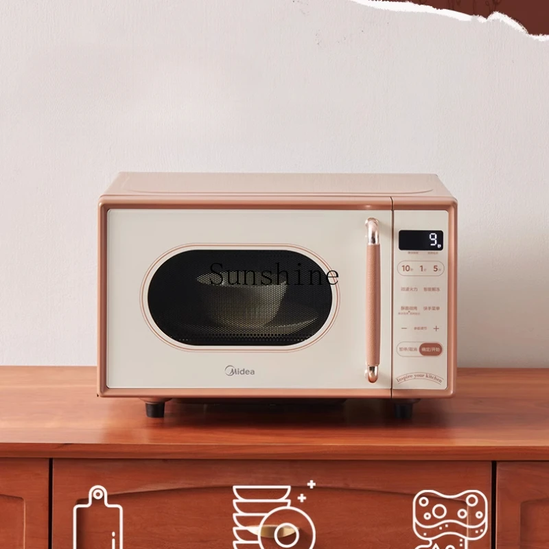 

Small taste microwave oven household small retro upgrade double tube micro baking energy saving level