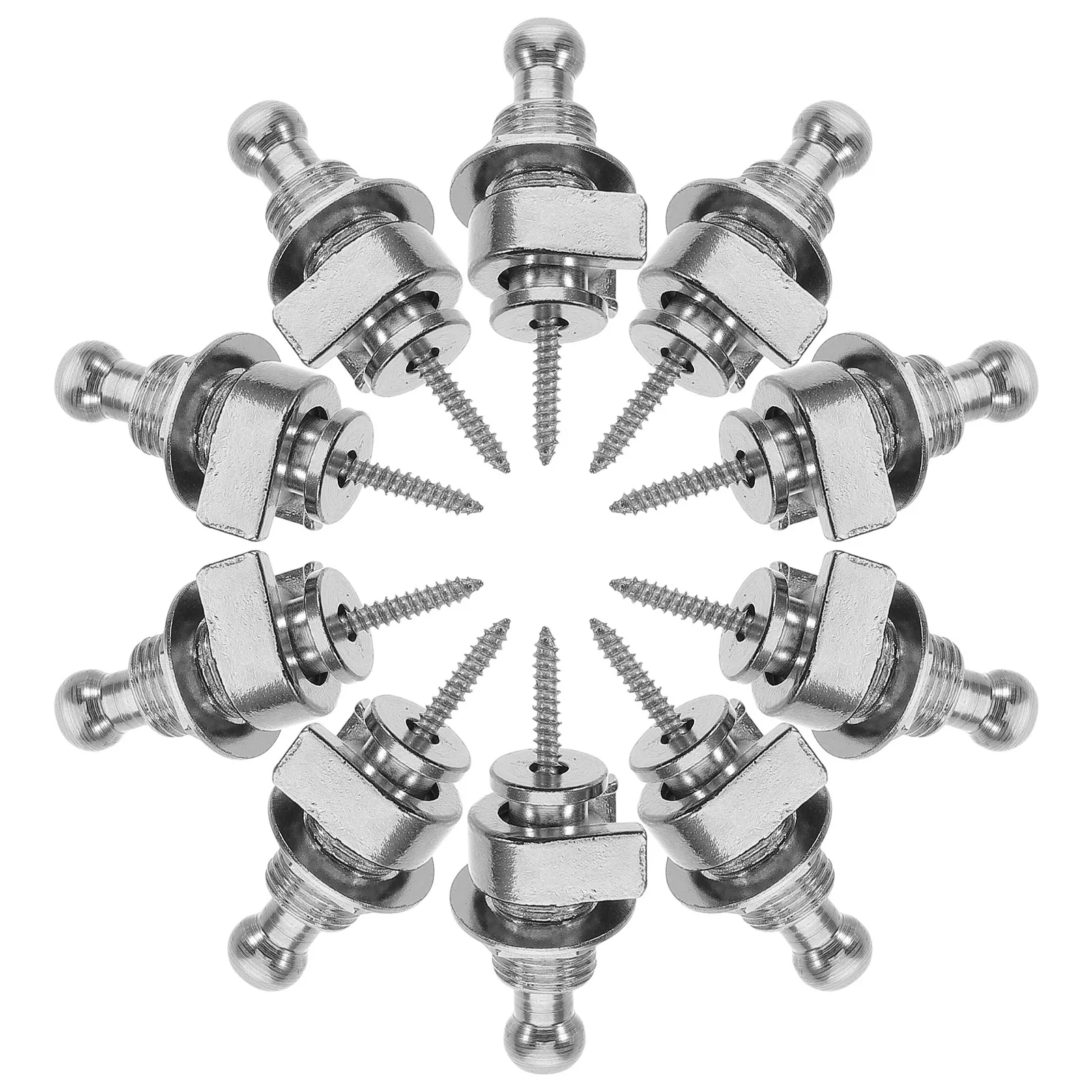 

10 шт. фиксаторов для гитарных ремней, противоскользящие кнопки-фиксаторы, надежные замки-штифты для электрогитар, акустических и бас-гитар, держатели-фиксаторы для аксессуаров