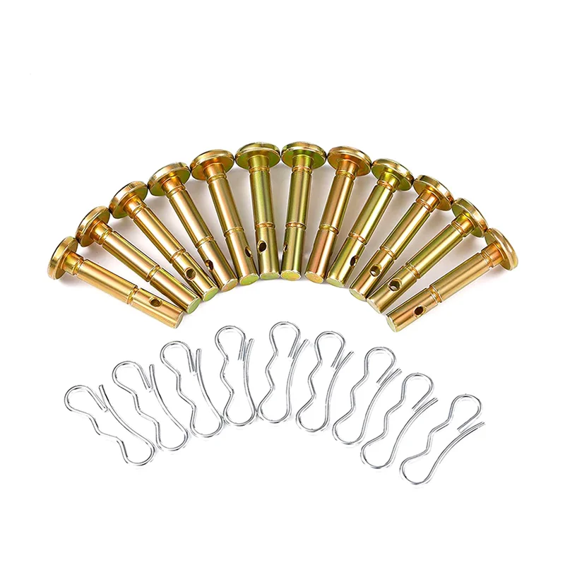 BAAJ-160 Pieces Shear Pins And Cotter Pins 738-04124 And 714-04040 Replacement Shear Pin And Bow Tie Lock Cotter