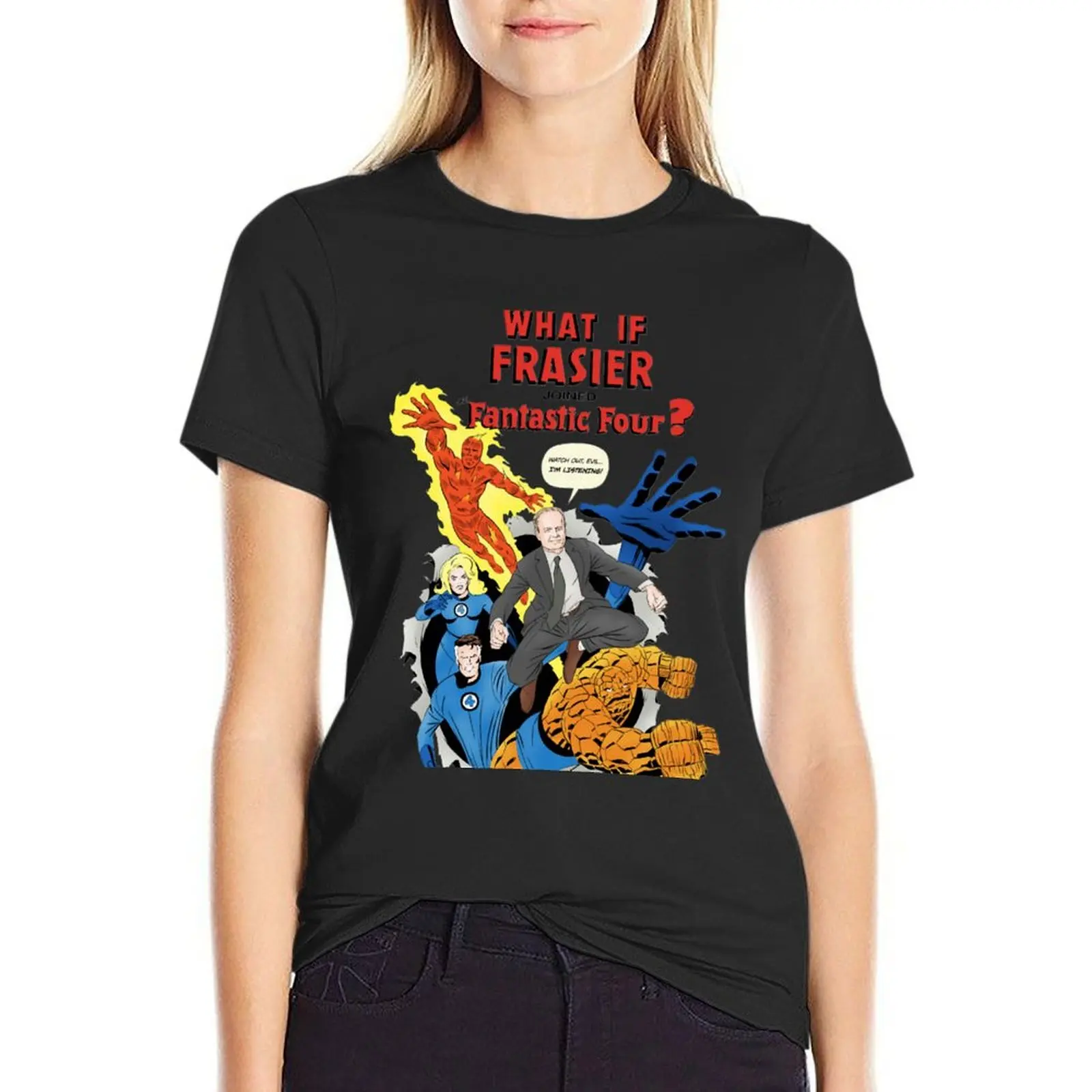 

Frasier Fantastic Four T-Shirt anime korean fashion Woman fashion