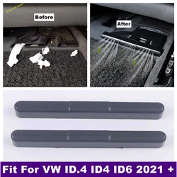 Sotto Il Sedile Posteriore Pavimento Riscaldatore Posteriore Condotto di Aria Condizionata AC Vent Copertura Kit di Uscita Misura Per VW ID.4 ID4 ID6 2021 - 2024 Accessori