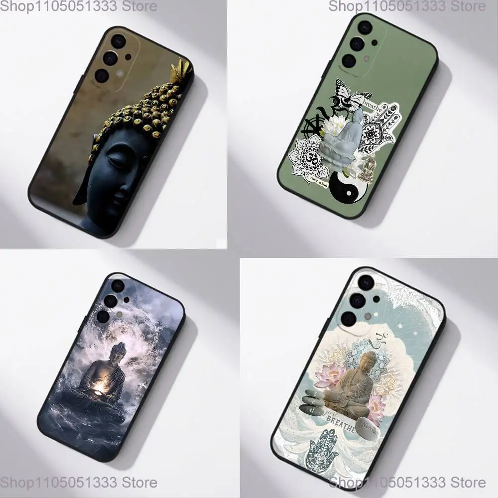 

The Buddha Phone Case For Samsung S25,S24,S21,S22,S23,S30,Ultra,S20,Plus,Fe,Lite,5G Black Cover