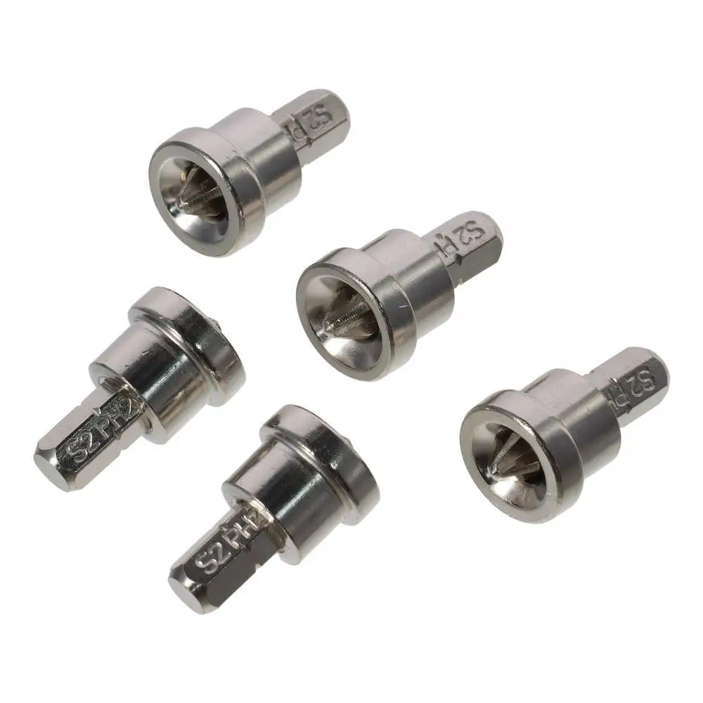 Steel Drywall Screw Bit Sheetrock Screw 50mm/25mm PH2 Drywall Dimpler Bit Locating Bit Fastening