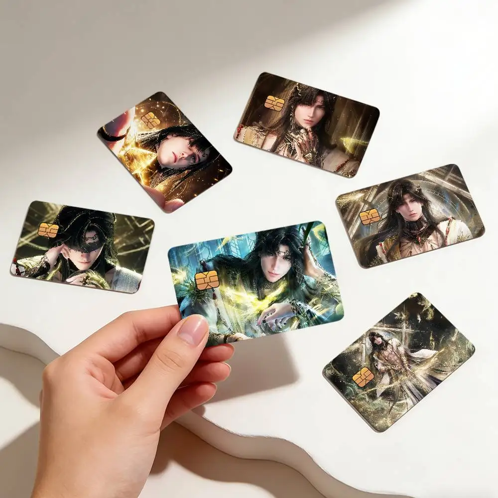 game Zayne love and deepspace creative Bank card Sticker Covers Chip Cards Credit Card Skins Scratch protection