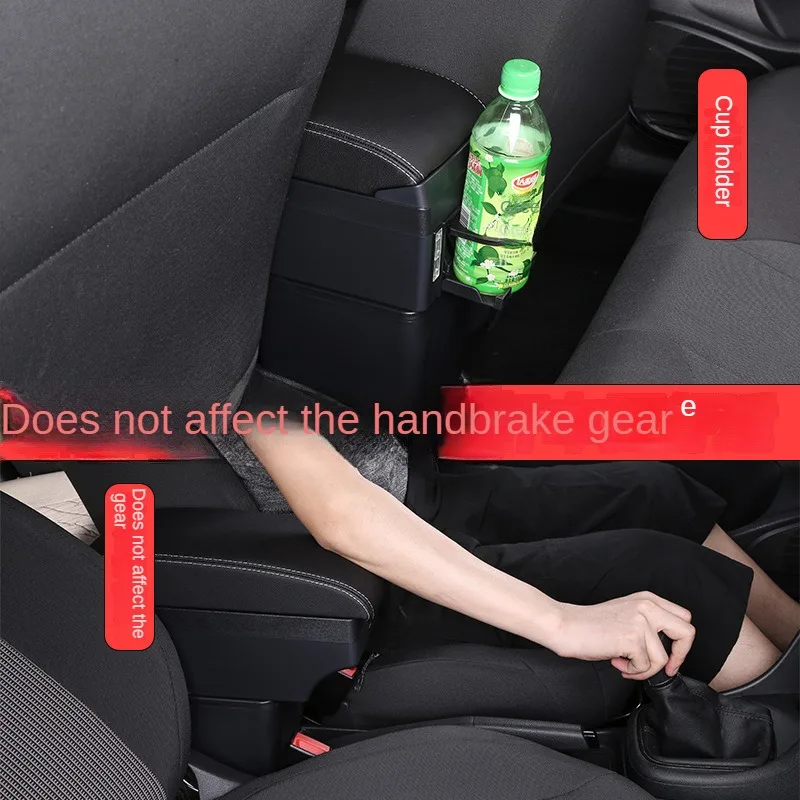 Livingfun For Nissan Almera Nissan Jinke Overseas Version Armrest Box Kicks Armrest Box Modification Accessories