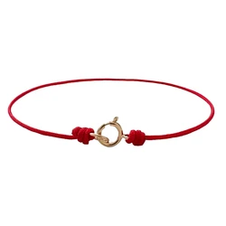 Extra Thin Red String Bracelet With Gold Plated Clasp Red Cord Jewelry For Men Women Unisex - Kabbalah Protection Good Luck