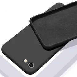 Original Case for iphone 6 6s High Qualtiy Fundas For iphone 6 6S Plus Square Liquid Silicone Luxury Camera Protect Cover Coque