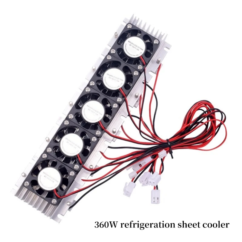 12V 30A Thermoelectric Peltier Refrigeration Cooling System with Coolers Fan D46B