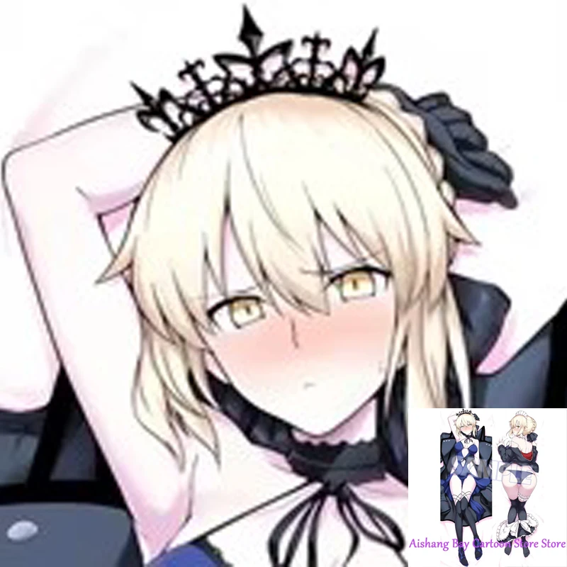 

Dakimakura Anime Pillow Cover Fate GrandOrder Maid Alter Double Sided Print Life-size Body Decoration