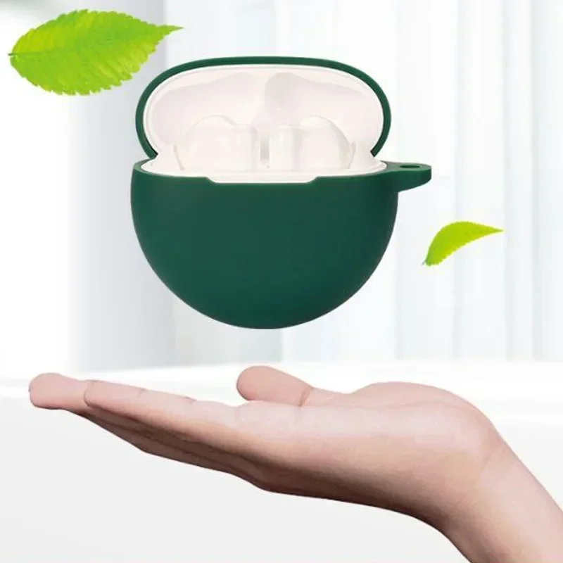 Silicone Earphone Protective Case for OPPO Enco Buds 2 Cover Shockproof-Shell Washable Housing Anti Dust Silicone Sleeve