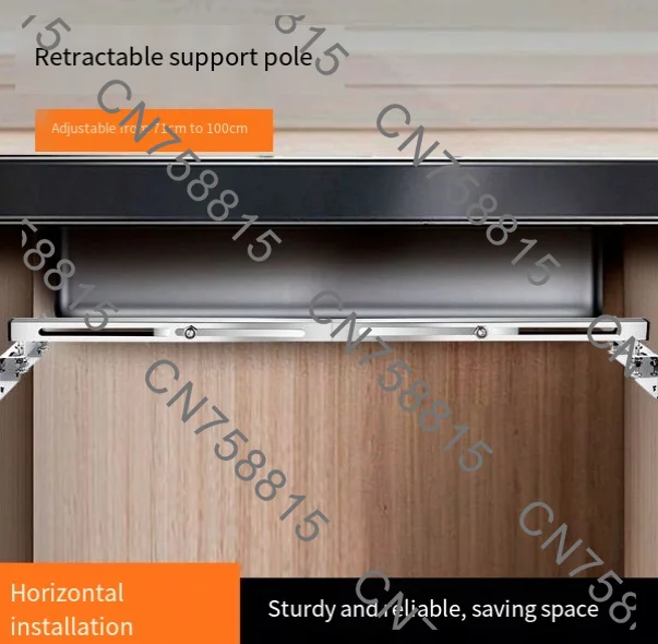 Special support rod anti-drop bracket, suitable for large kitchen sink dishwashing basin under the counter