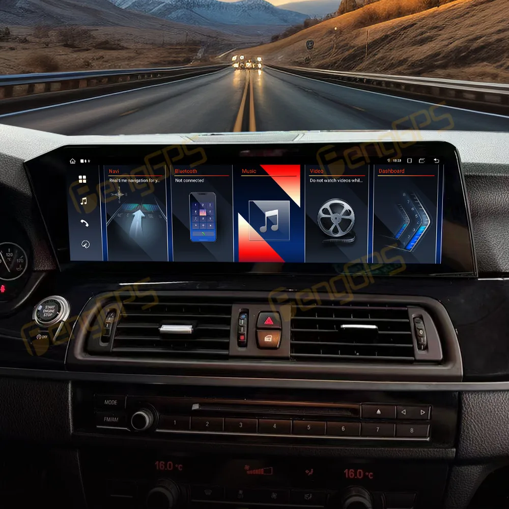 

14.5 Inch Android 13 CarPlay Car Radio For BMW 5 Series 2010-2017 Touch Screen Multimedia Player GPS Navigation Head Unit DSP