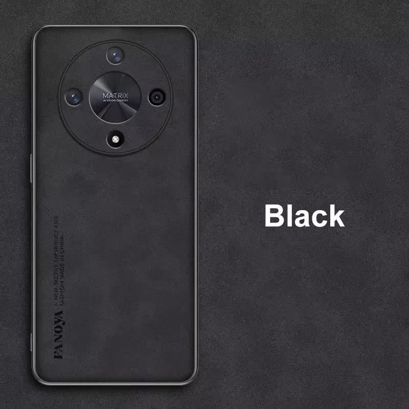 Huawei 社の名誉マジック 6 5 Lite 5 グラム X9a X9b 高級シープスキンレザーケース Magic5 Magic6 5lite 6lite 男性レトロバックカバー Funda