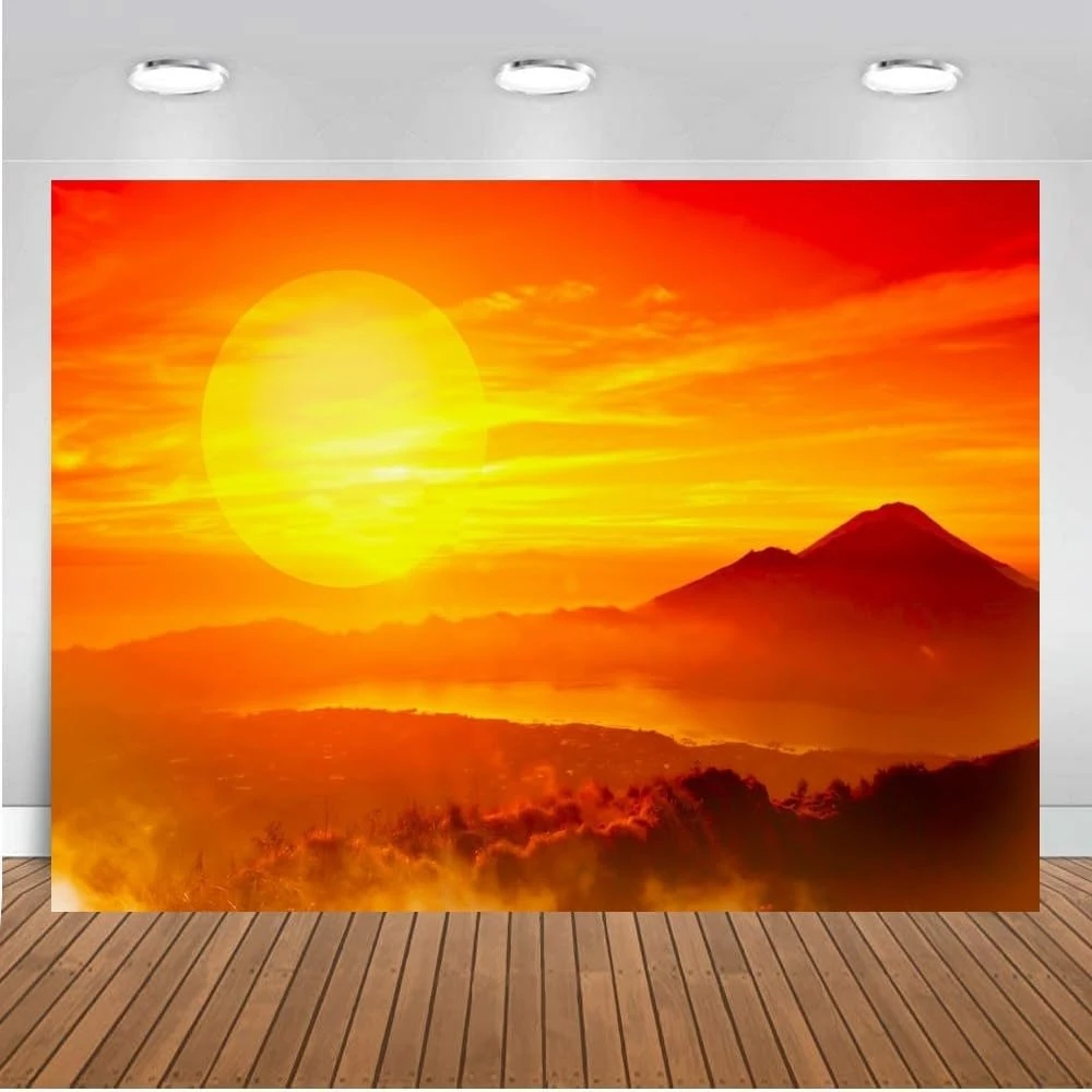 الصيد البري الأفريقي سفاري الأسد شجرة الجبل غروب الشمس الحيوان الملك الخلفيات الأطفال أطفال التصوير خلفيات الاستوديو