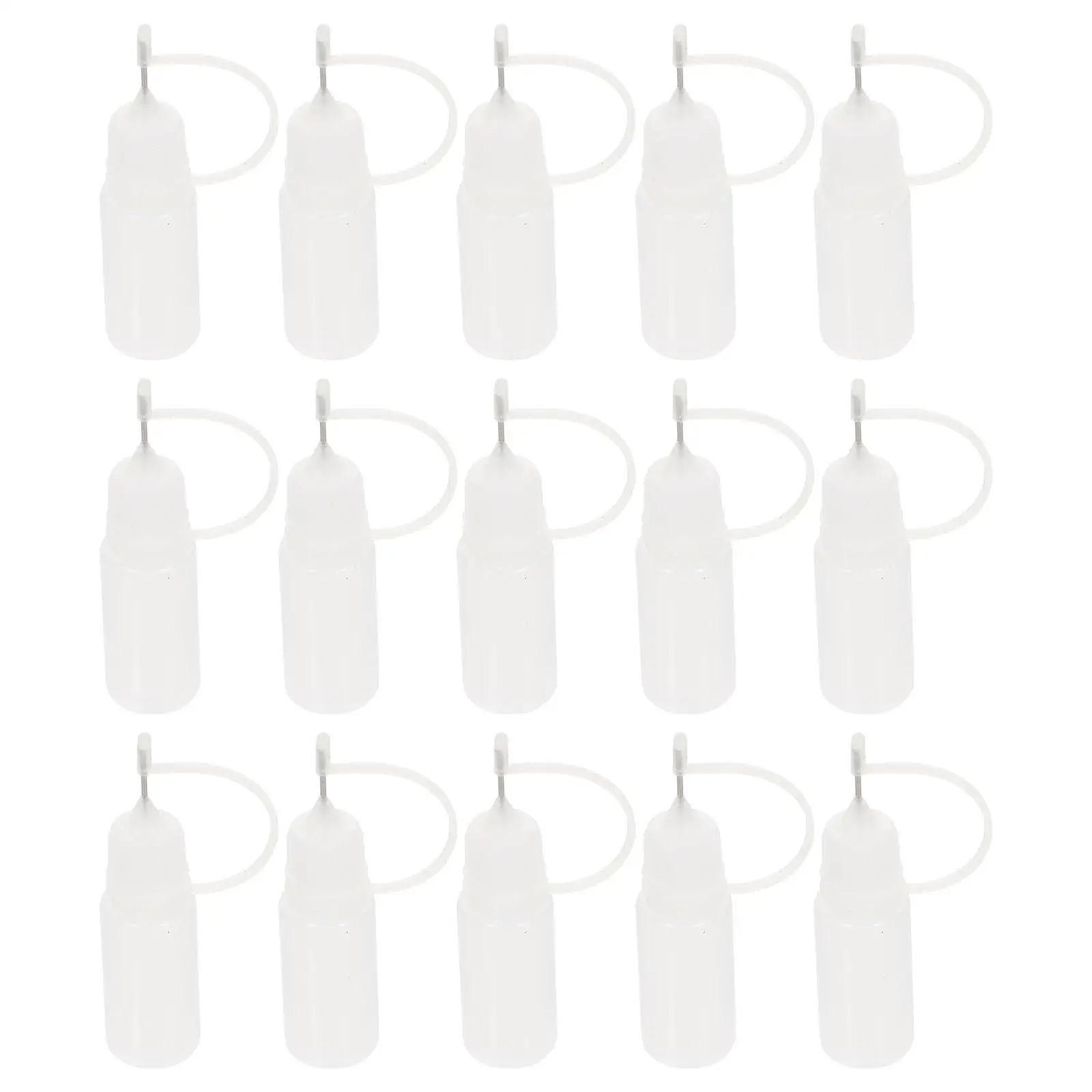 

15 Pcs Oil Bottled Creative Sub Portable Transparent Pinhole Syringe Dispenser