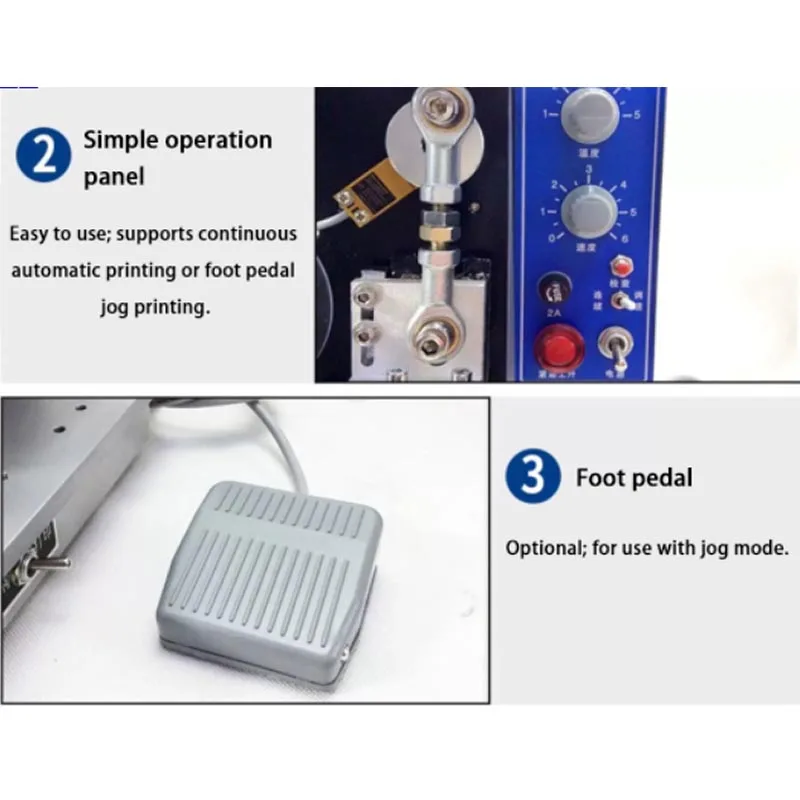 Printing Date Ink Digital Imitation Inkjet Coding Machine New 220V Electric Ribbon Automatic Coding Machine