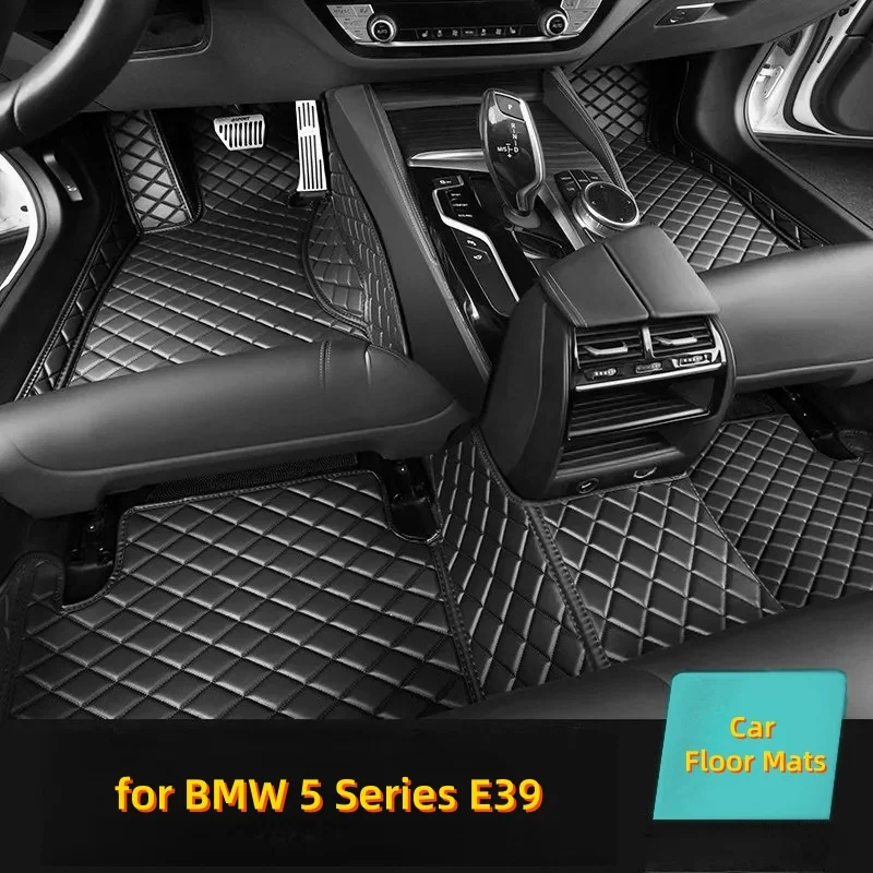 

Custom 5 Seat Car Floor Mats For BMW 5 Series E39 1995-2004 E60 F10 G30 2017-2022 Year Interior Details Car Accessories Carpet
