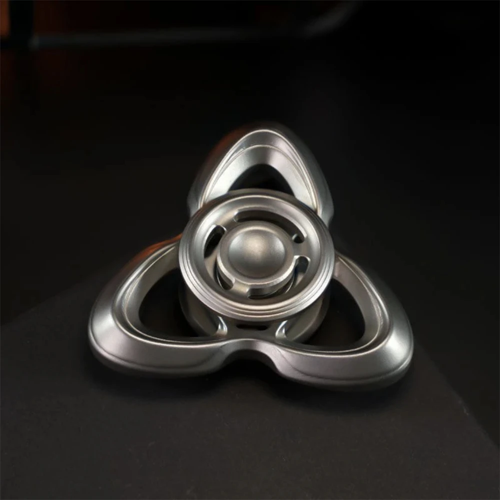 Katzenauge Edelstahl Fidget Spinner EDC Spielzeug Anti Stress Fidget Slider Hand Spinner ADHS Angst Relief Sensorische Spielzeug