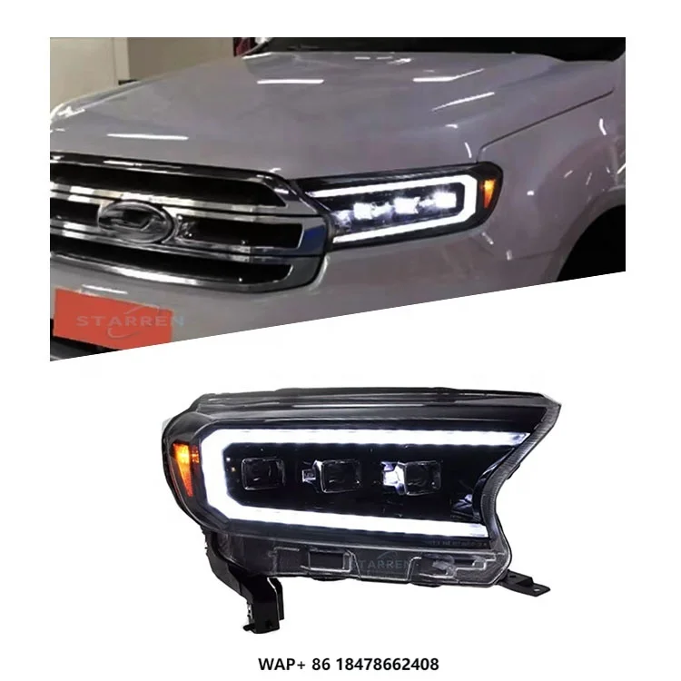 

Светодиодные автомобильные фары 2015-2020 T6 T7 Модернизированные фары Модернизация Светодиодные фары Plug & Play для Ford Ranger