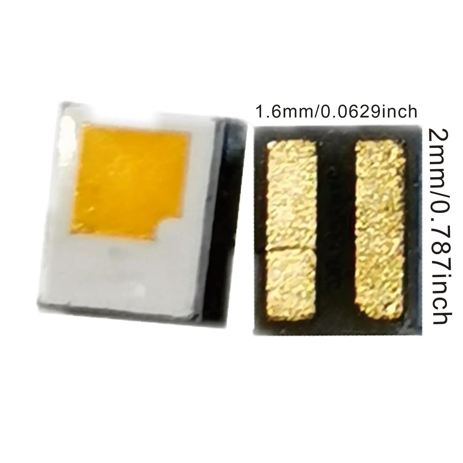 

10PCS KY CELNM1.FY 3W 2016 high power chip 1800-1850K amber Road sign lighting、Traffic light chip led SMD reflow soldering
