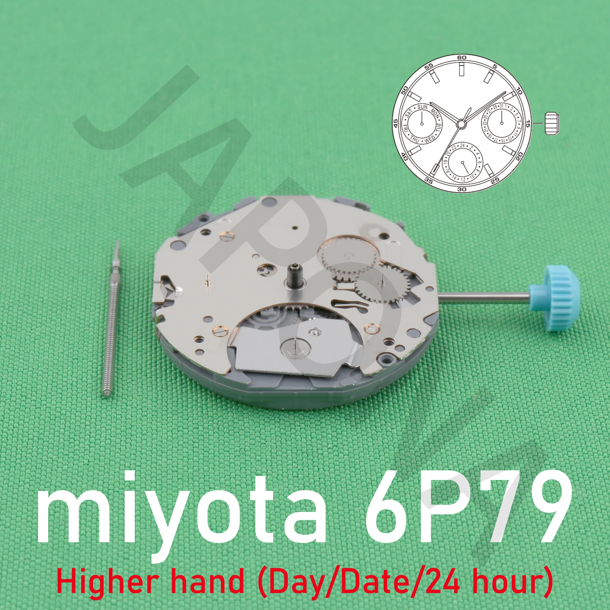 6P79 movement miyota 6P79 movement japan movement Higher hand height enables designs that take advantage of dial depth.