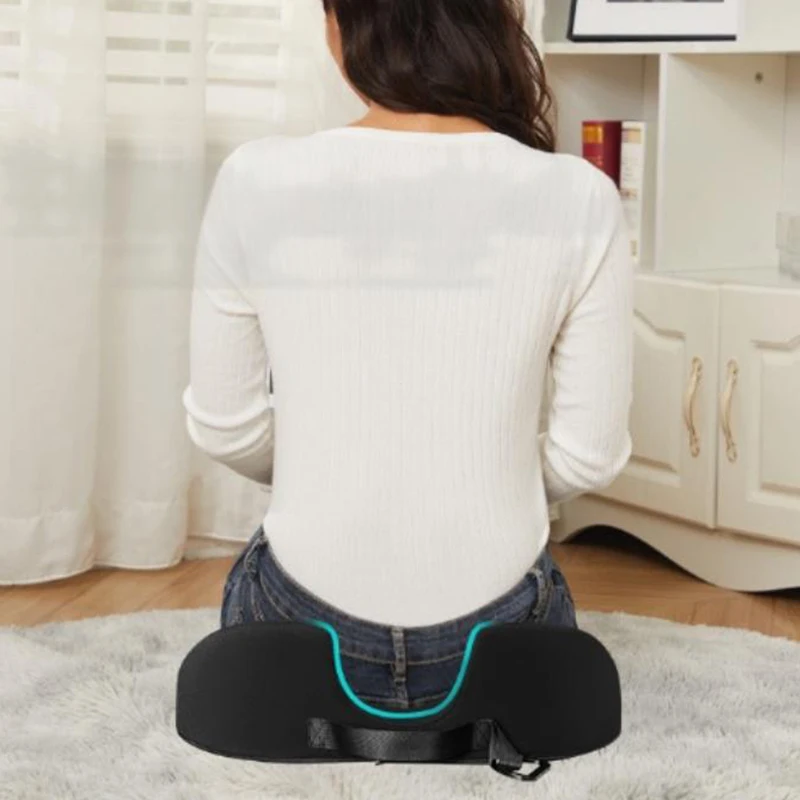 

38x45x12cm Memory Foam Seat Cushion for Tailbone Sciatica Back Pain Relief Comfort Non-Slip Coccyx Chair Cushion Car Cushion