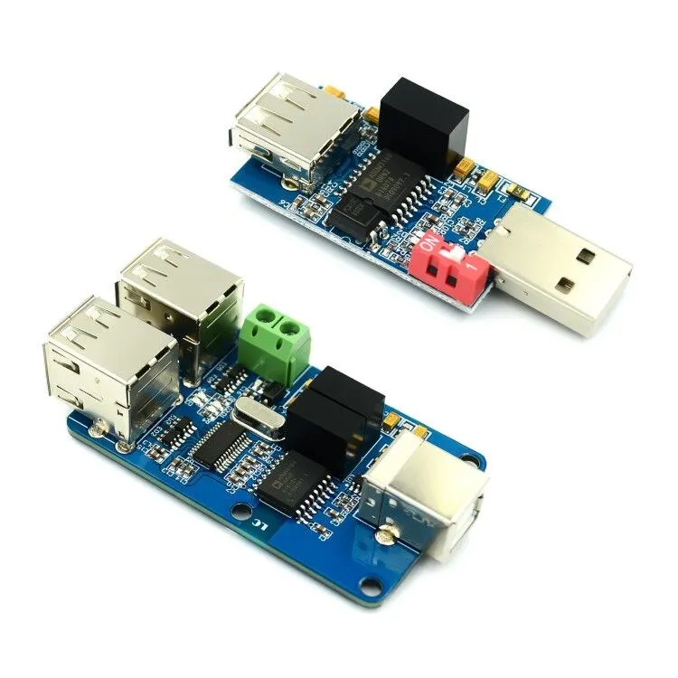 USB-изолятор 1500 В, изолятор ADUM3160, модуль, муфта, защитная плата, USB-изоляция с USB 2,0