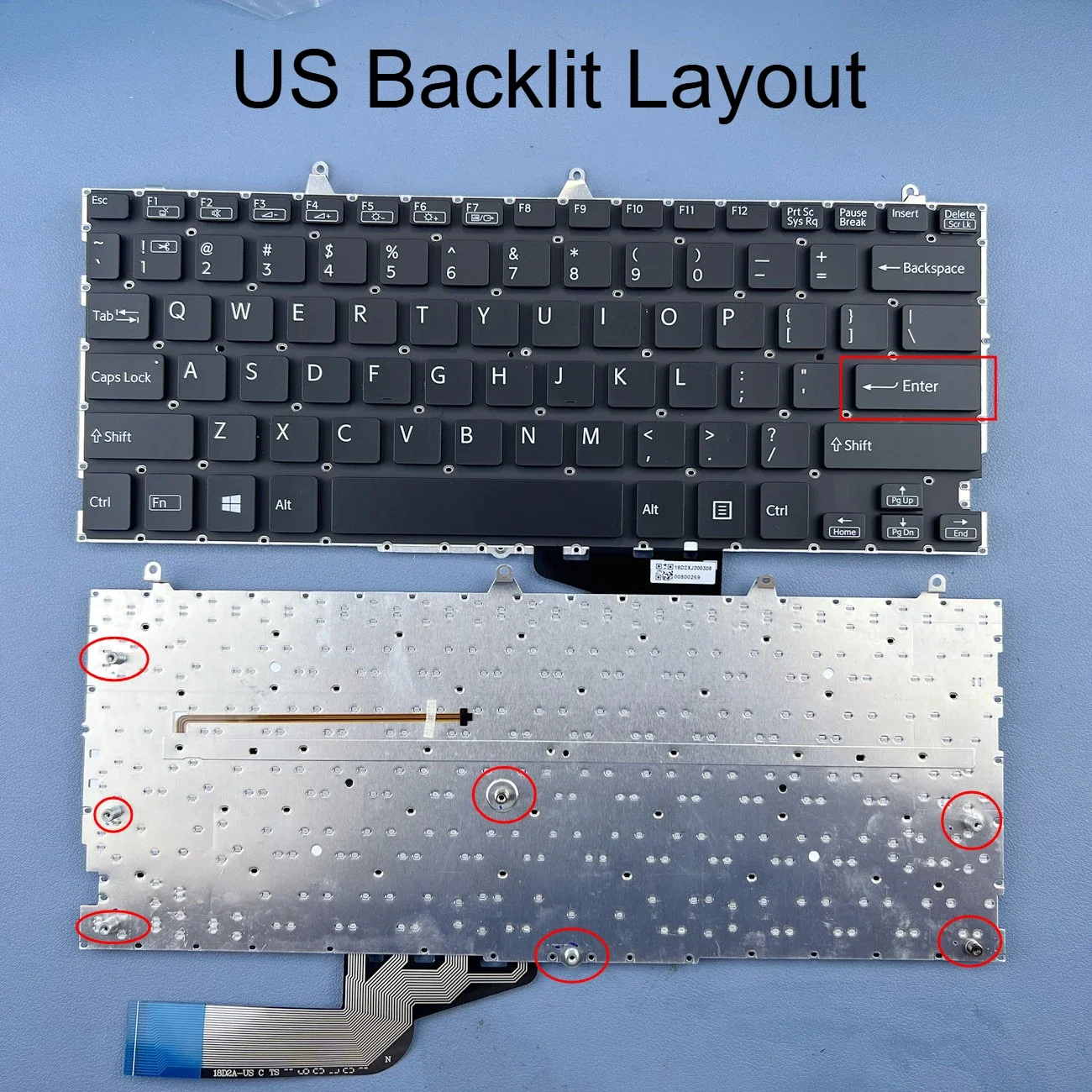 

US Backlit Laptop Keyboard For Sony For VAIO SX12 VJS121 VJS122 NP12V1 VJS123 Vjs121C11T Series