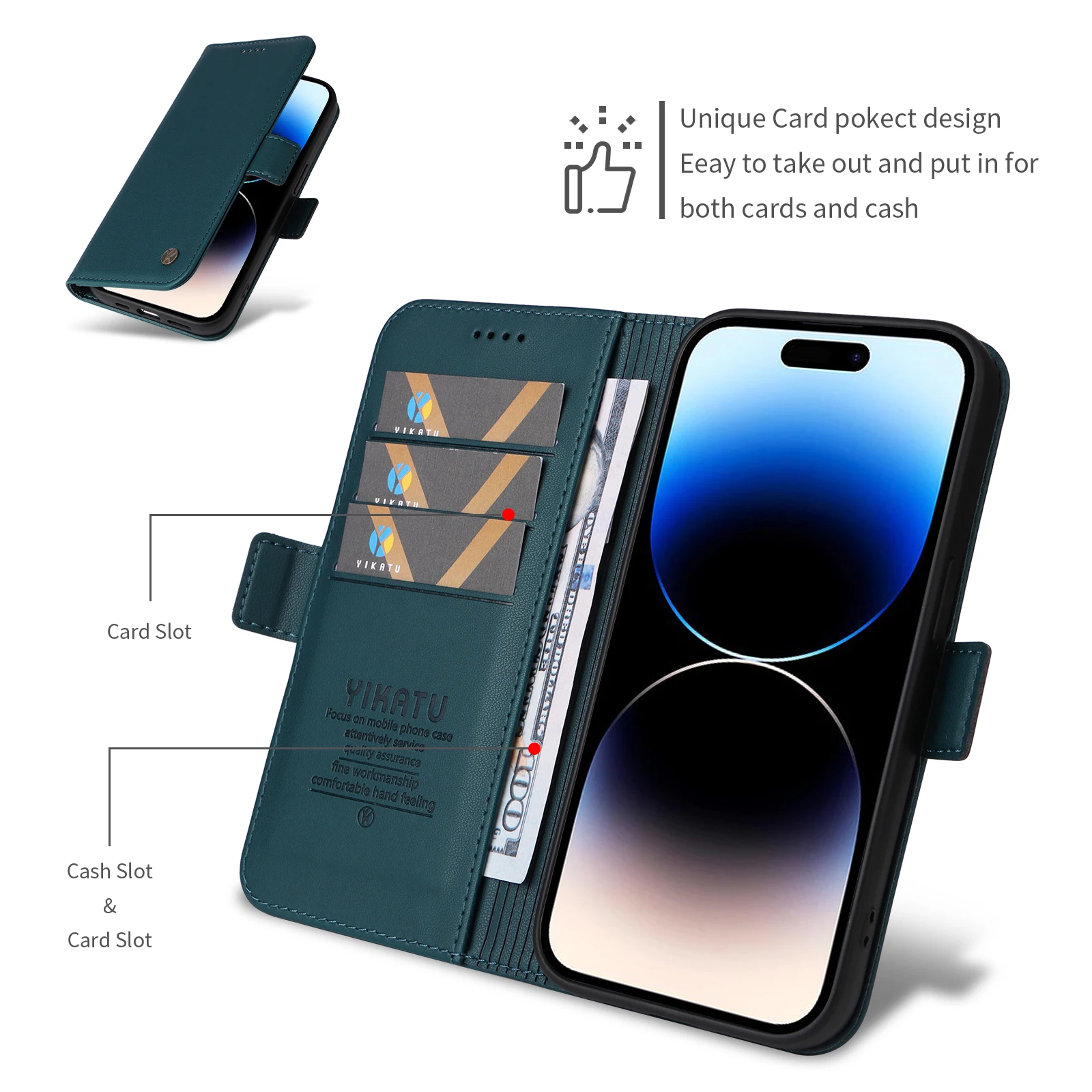 Magnetic Flip Slot Wallet Leather Case For Sony Xperia 10V 4G 10 Vi 2024 5V 4G 1 Vii 1 Vi 2024 RFID Blocking Layer Protect Cover view 5