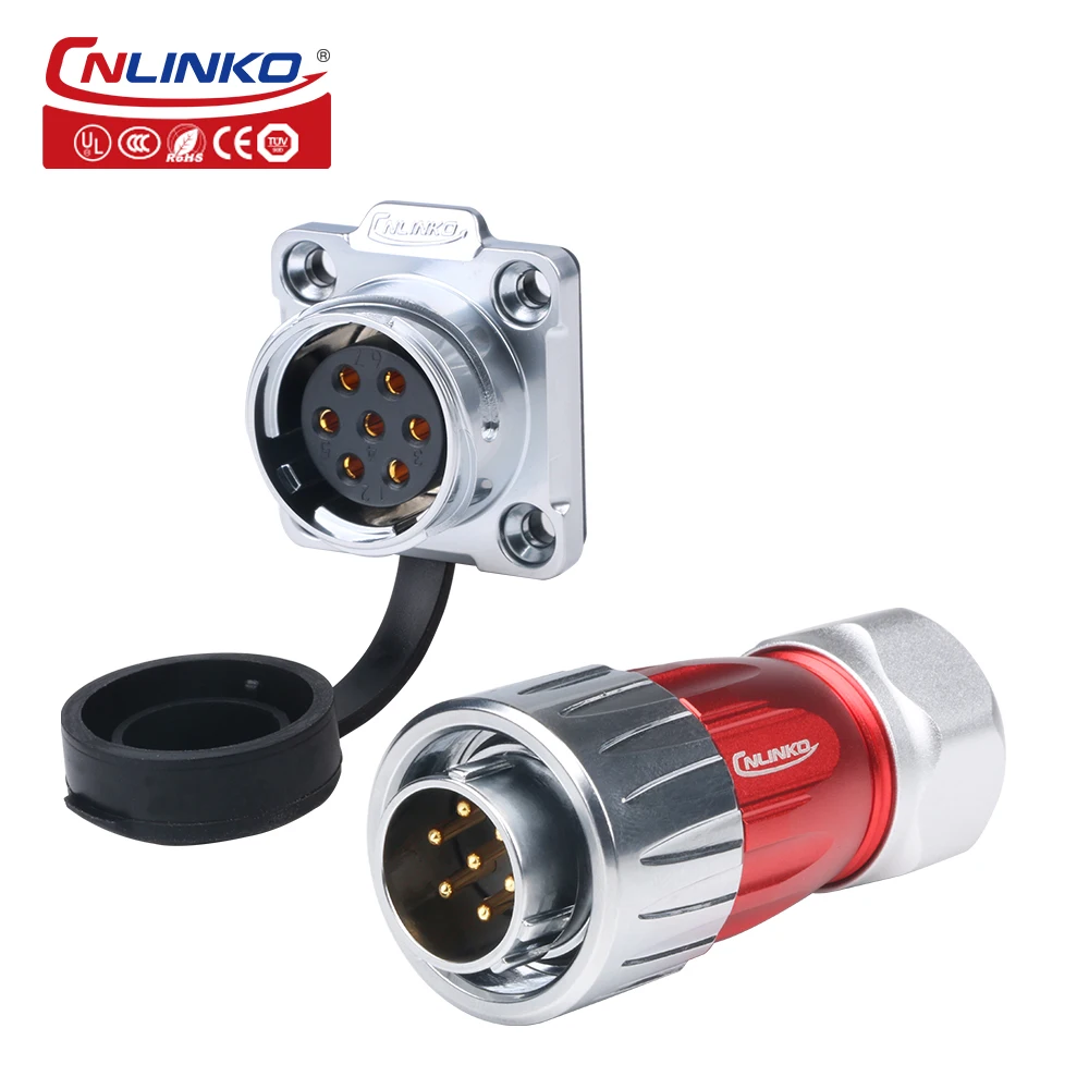 CNLINKO DH20 Waterdichte Connector 2 3 4 5 7 9 12-pins Aviation Automotive Kabelconnector Mannelijke Vrouwelijke Stekker Aansluiting IP68 Buitengebruik