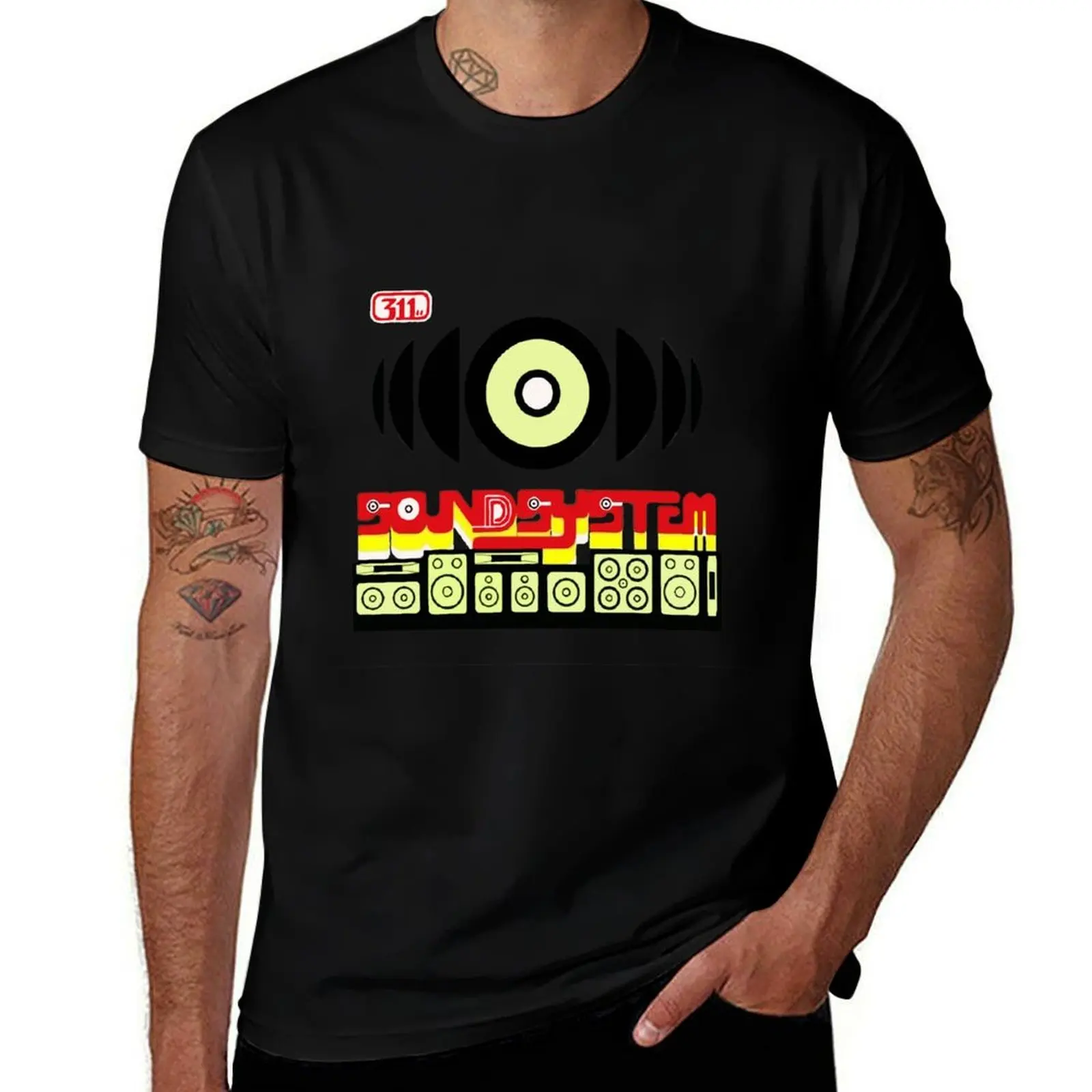 PaulineDM 311 Soundsystem T-Shirt Classic Graphic Short Sleeve Top T-Shirt