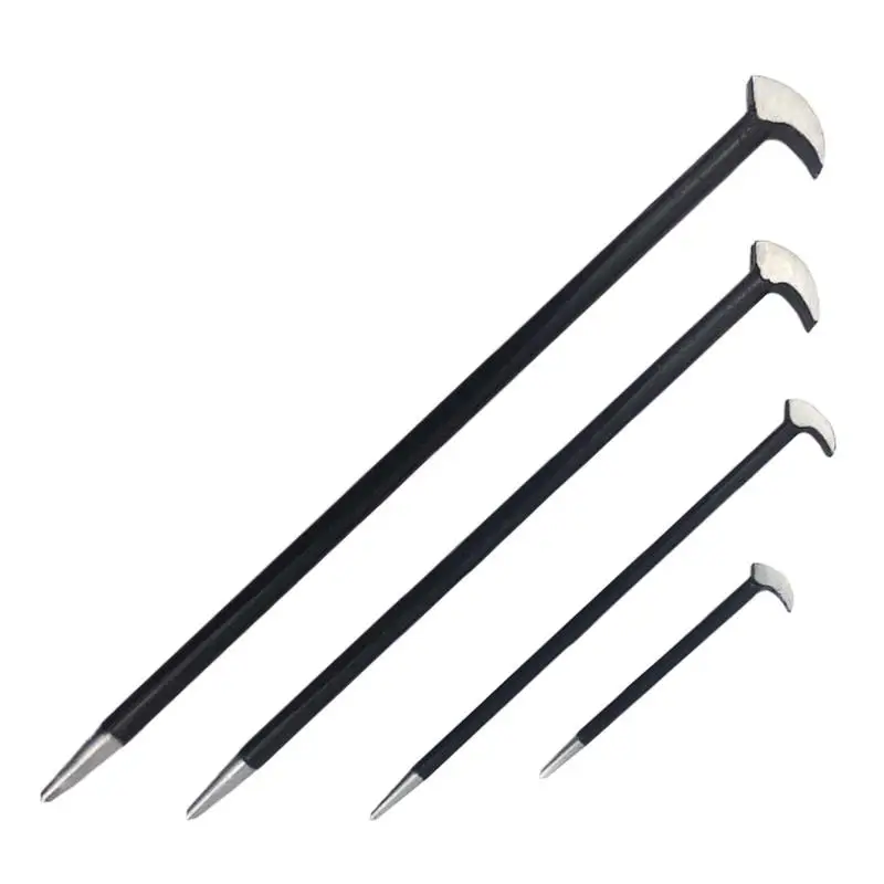 

Crow Bar Pry Bar Prybars Set Woodworking Tools 4X Hand Tools Nail Puller Forged Steel Mechanic Pry Bar Double-Ended For Prying