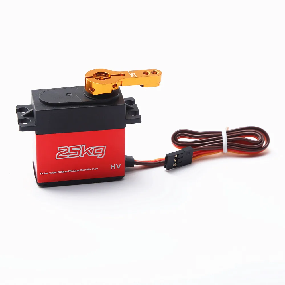 YSIDO Servo Digitale 20/25/35KG Coppia Alta Servo Impermeabile Ingranaggi In Metallo 25T Braccio per 1/12 1/10 1/8 RC Baja Off-Road Truck Auto