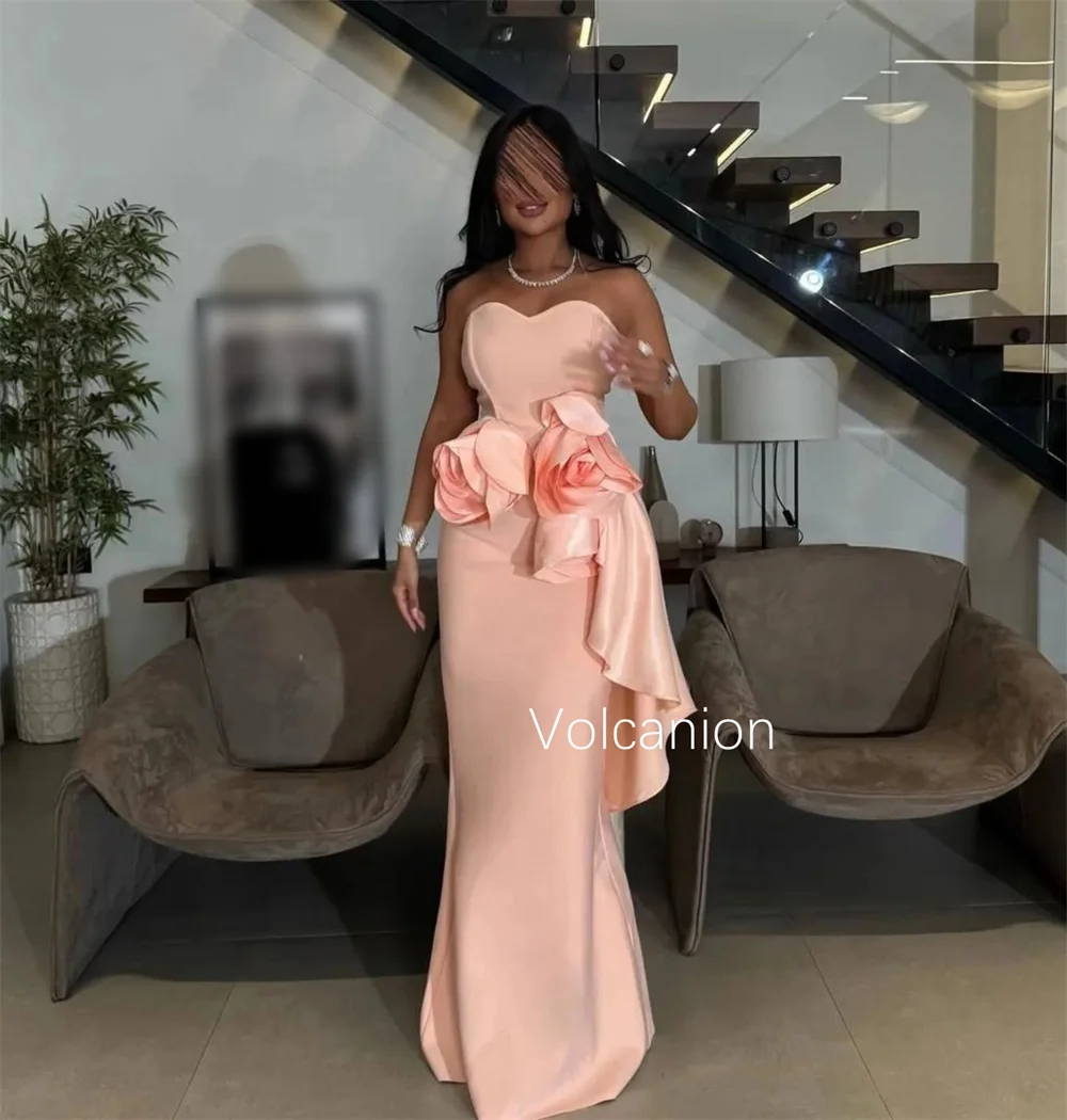 تخصيص جيرسي زين Ruched الحبيب الرقبة ألف خط فساتين طويلة مناسبة مخصصة أزياء رائعة مساء رسمي