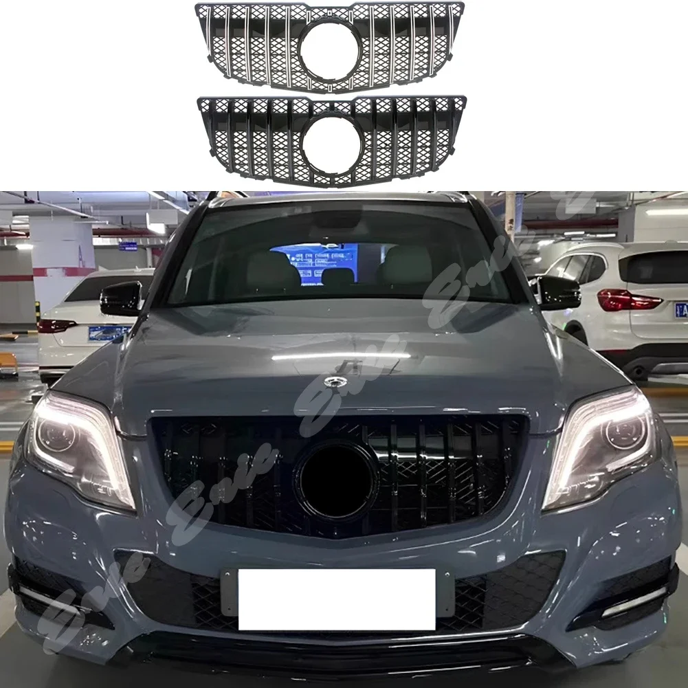 

Auto Front Racing Facelift Mesh Vent Radiator Grille Fit for Mercedes Benz X204 GLK Class GLK200 GLK260 GLK300 2013 2014 2015