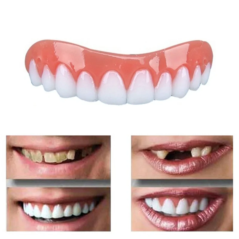 Perfect Smile Veneers Correction Teeth False Denture Bad Whitening Oral Hygiene Tools Ultra Comfortable Fit Beauty Health