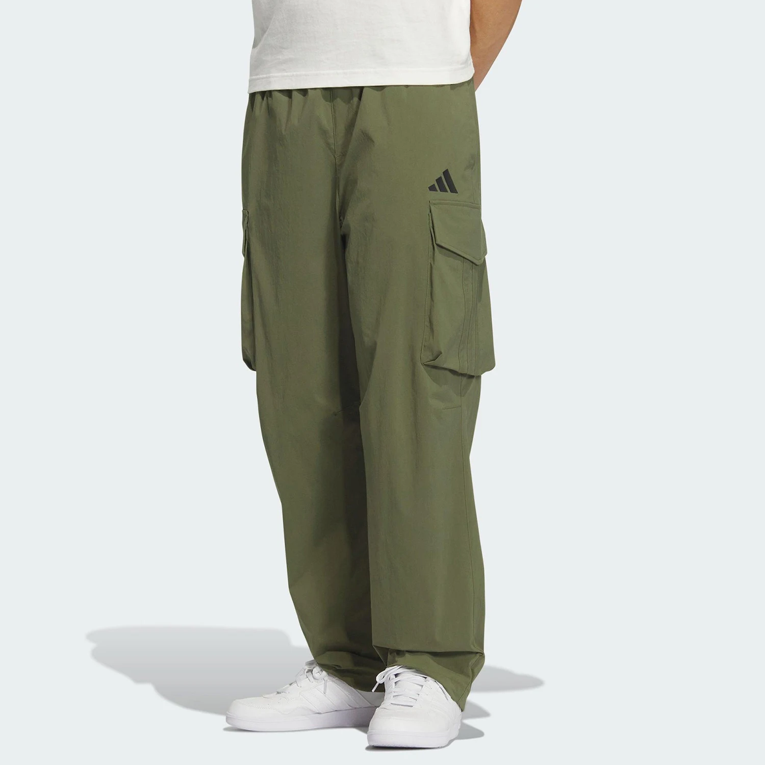 

Adidas Authentic Spring Autumn Men's Woven Classic Loose Outdoor Pants KF2483
