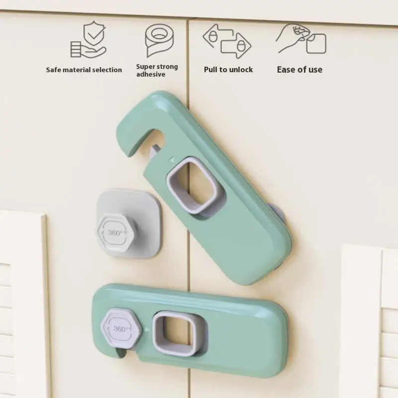 

1/5 шт., детские анти-защемления, ручная дверная пряжка шкафа, замок для домашнего холодильника, многофункциональные замки для ящиков для детей, защита безопасности
