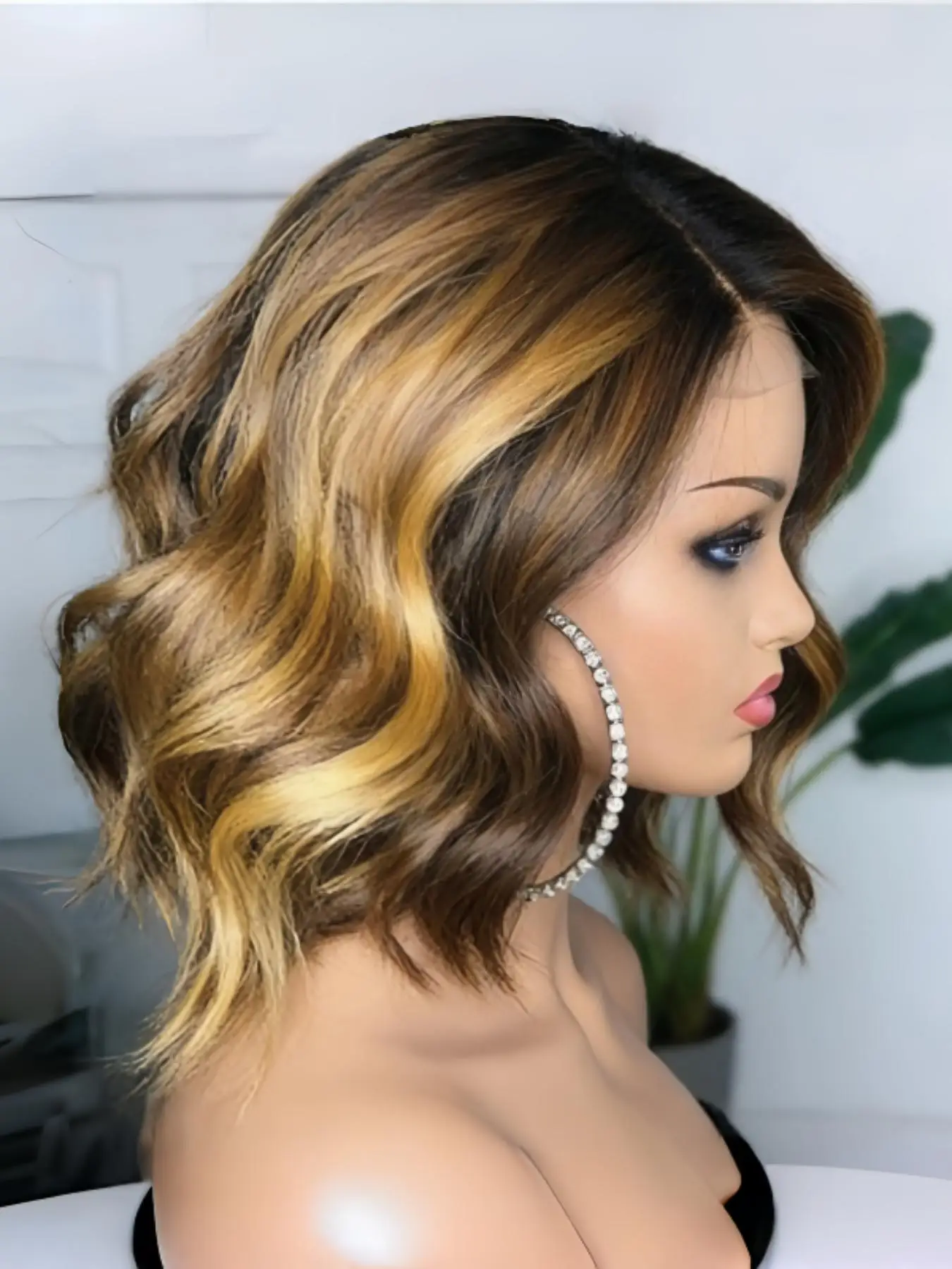 Long Highlight Brown 180 Density 26inch Natural Body Wave 5x5 Silk Base Jewish Human Hair Extensions with Baby Hair HD Lace