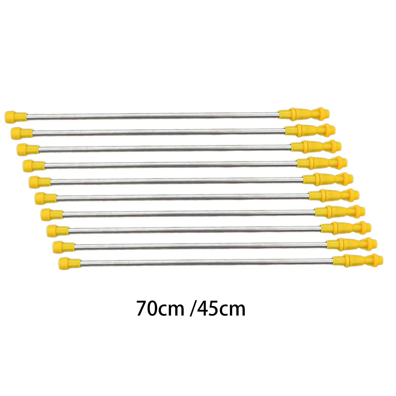 Aço Inoxidável Substituição Pulverizador Wand, Fruit Tree Spray Pole, Jardim Peças De Reposição, Fácil de Instalar, 10 Pcs