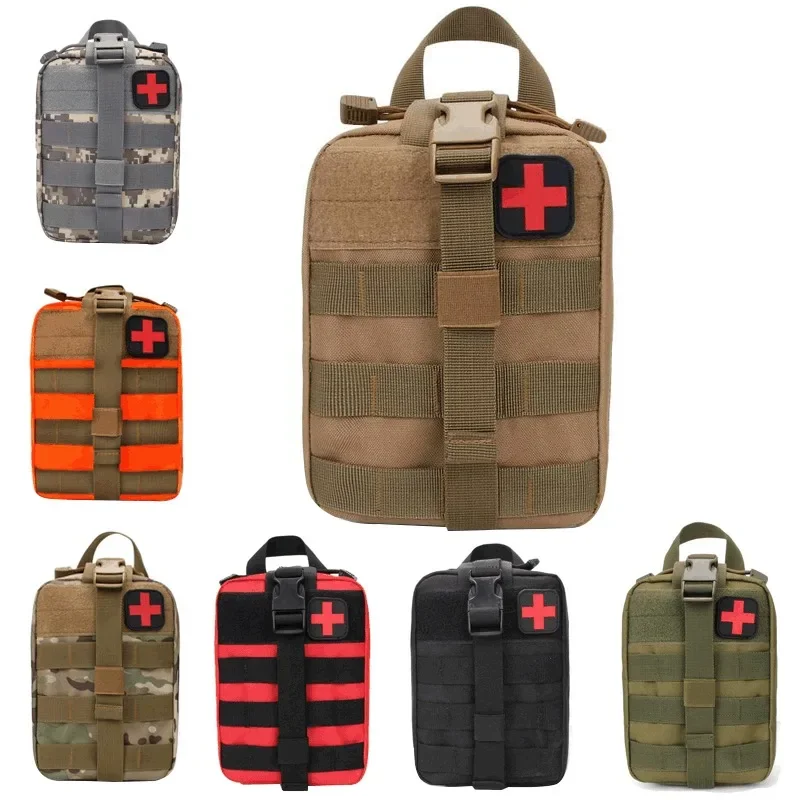 Molle Tactical First Aid Kits Medical Bag Outdoor Camping Climbing Bag Multifunctional Waist Belt Pocket Male Molle EDC Pouch