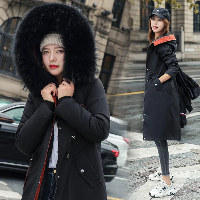Medium and Long Over-the-knee 2026 New Detachable Pie Overcomes Padded Clothes Women's Thickened Padded Jacket