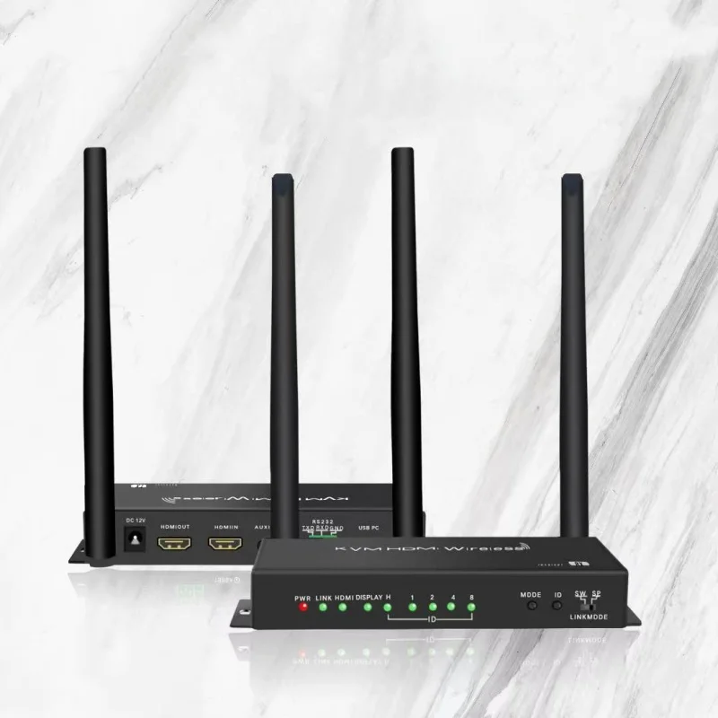 Video Hdmi Wireless Transmitter and Receiver With IR Supporting 4K 30Hz KVM HDMI Wireless Extender 100M