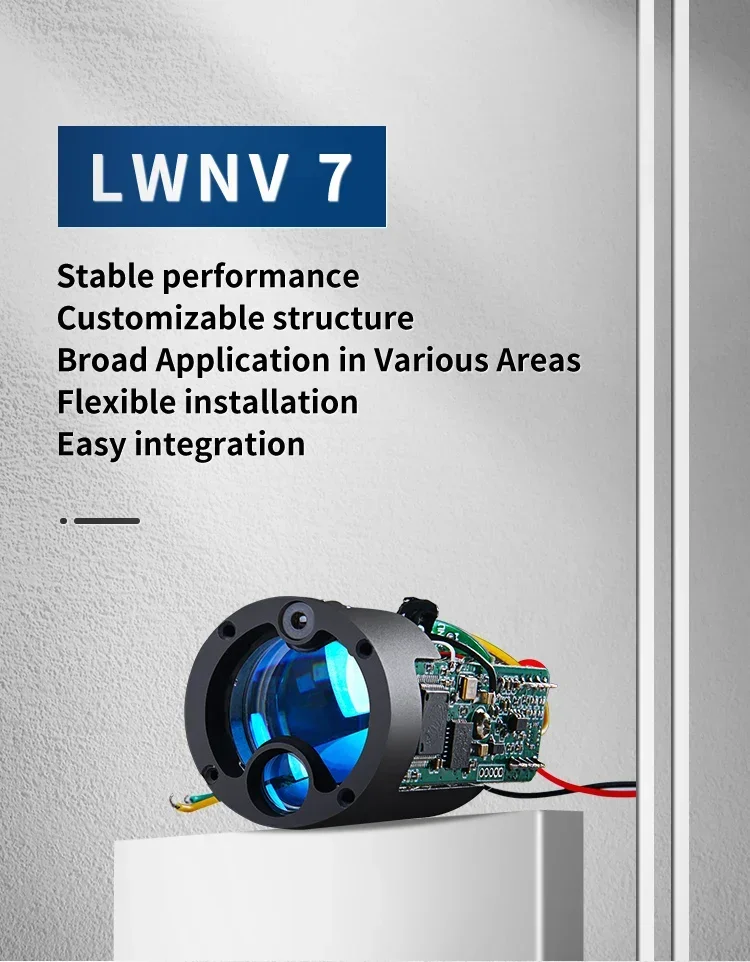 OEM ODM مستشعر محدد المدى الصغير لمسافات طويلة UART TTL 3.3 فولت وحدة مكتشف المدى 905 نانومتر للأجهزة المحمولة