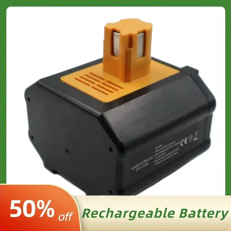 New 24V 3000mAh Battery for PAN EB2430HA EZ3510 EZ3511 EZ3511X EZ3513 EZ3513XM Cordless Drill Impact Drill Tool Ni-MH Battery