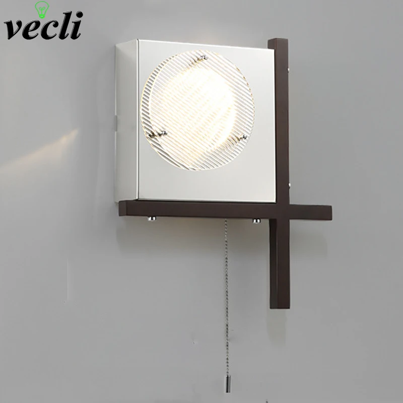 

New Mid-Century Minimalist Unique 3D Luxury Wall Sconce - Ambient Light for Café, Living Room & Bedroom Bedside Decor Wall Lamp