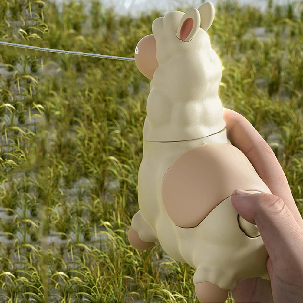 Engraçado lhama esguicho arma fácil de preencher alpaca interativo pulverizador de água bonito imprensa brinquedo de impressão de água para banheira água jogando